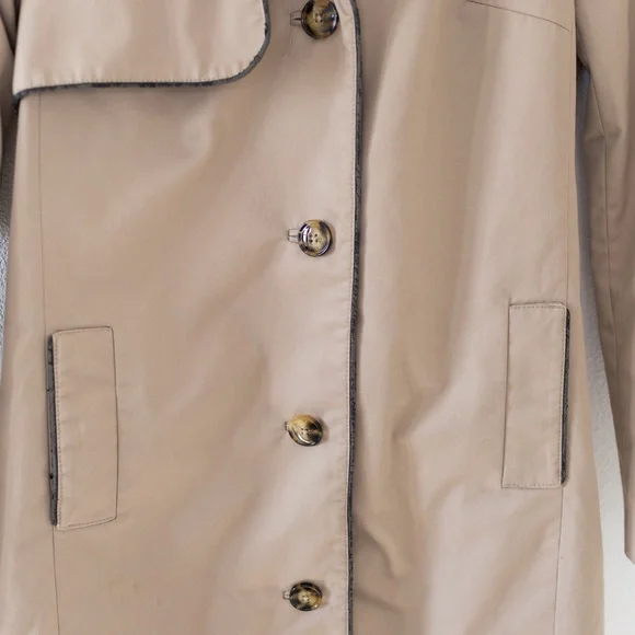 H&M Tailored Fit Trench Coat Size 4 - Picture 3 of 11